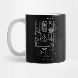 Floppy Disk Vintage Patent Drawing Mug